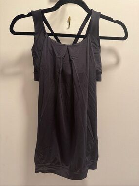lululemon athletica Black Cross-Back Tank Top